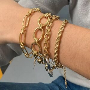 18K Gold Plated Stainless Steel Bracelet