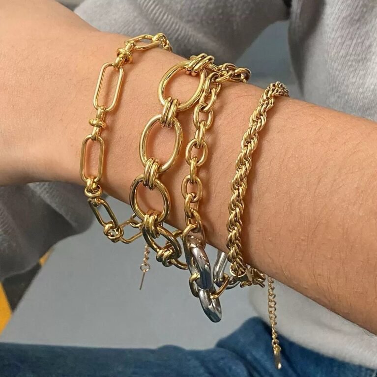 18K Gold Plated Stainless Steel Bracelet